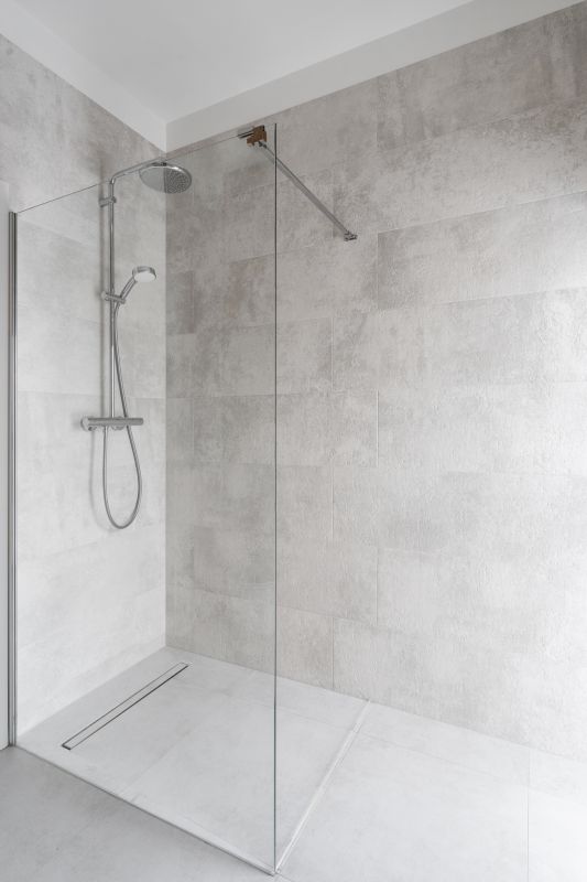 Luxury Rain Shower with Glass Enclosure